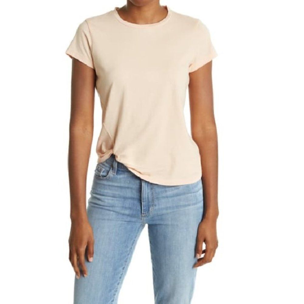 NWT All Saints Mellon Twisted Hem Tshirt -xs